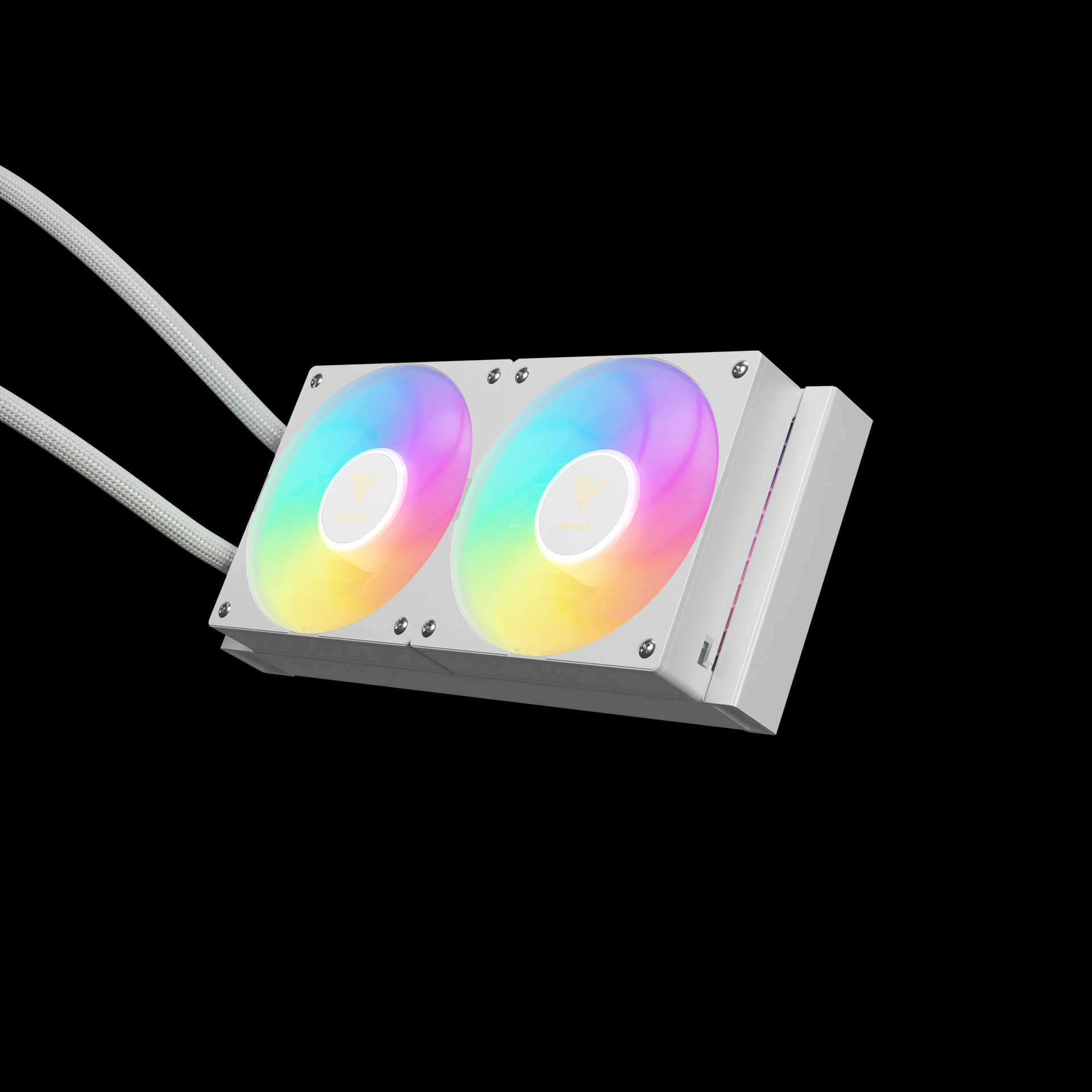 GAMDIAS CHIONE P5-240 ARGB Liquid Cooler with IPS LCD Display - White GAMDIAS CHIONE P5-240 ARGB Liquid Cooler with IPS LCD Display - White
